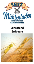 Sahnefond Erdbeere 150 g Becher